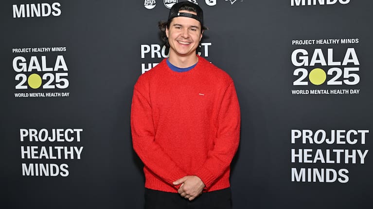 Lukas Forchhammer of the band Lukas Graham appears at the World Mental Health Day Gala in New York on Oct. 9, 2025.