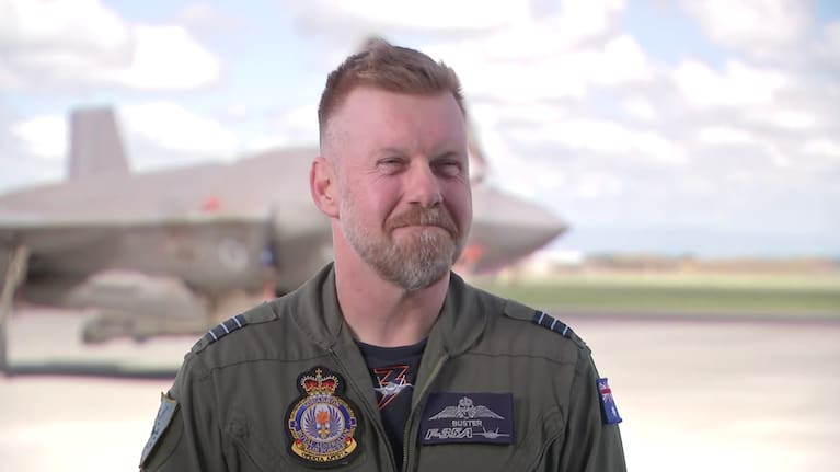 Mark Biele, Commanding Officer of No. 3 Squadron, Royal Australian Air Force,