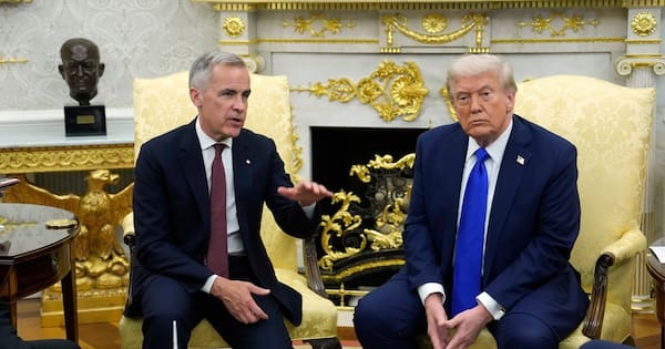 'Stop trying to be tough': Carney fires back at Trump as trade fight escalates