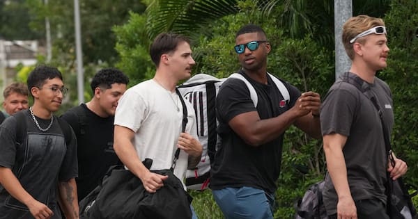US carrier crew on a break in Thailand after 260 days at sea