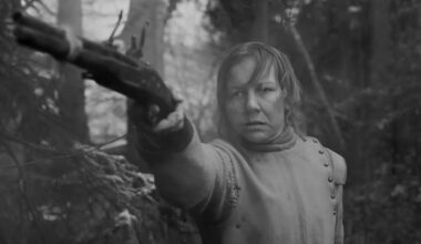 Sandra Hüller disguises herself as a male soldier in Rose trailer