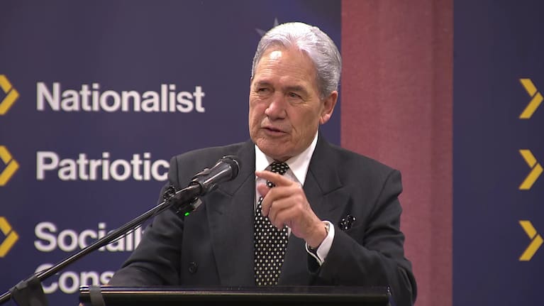 Foreign Affairs Minister Winston Peters