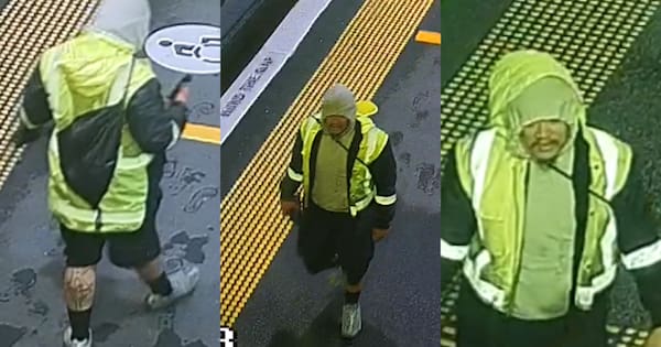 Police release images of man after Auckland train station assault