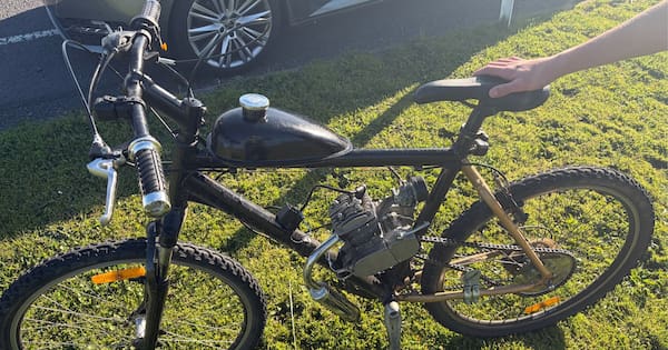 Police warn teens over 'very impressive, very illegal' modified bicycles