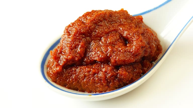 Curry paste.