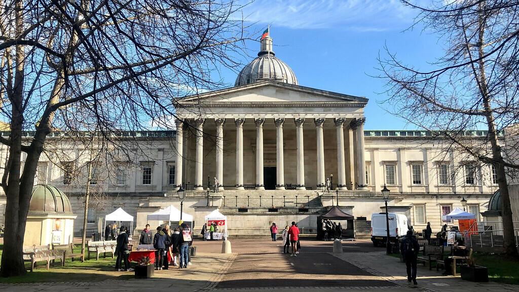 University College London (UCL) main building.