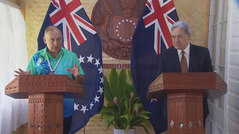 The Cook Islands and New Zealand repaired relations after falling out over an unapproved deal with China.