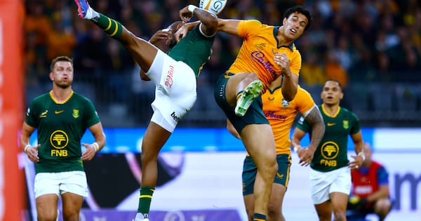 Eleven-man Wallabies upset South Africa 42-38 in Perth