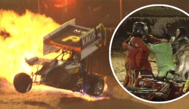 Speedway news: Sprintcar racer reveals regret confronting saviour in fiery crash