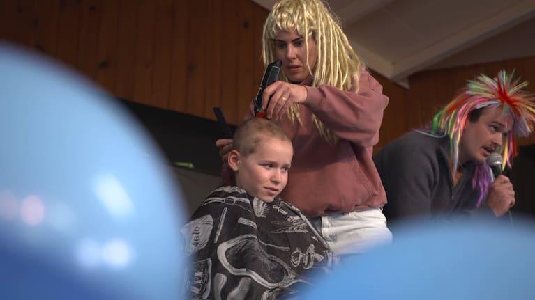 Students and staff at Blue Mountain College — where Peter and Sarah were longtime teachers — took park in Wig Wednesday.