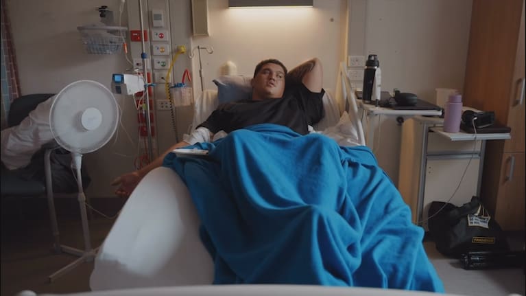 Tamaiti Williams in recovery from a life threatening MRSA infection.
