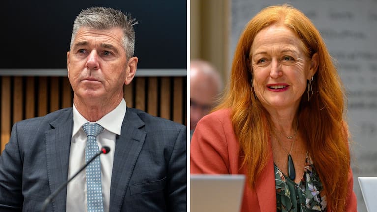  Tauranga City Council chief executive Marty Grenfell and Deputy Mayor Jen Scoular. 