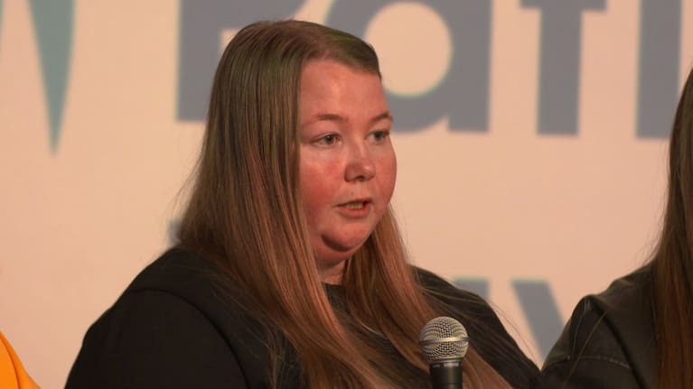 Tayla Horsburgh speaks about her father's death.