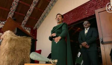 Māori Queen delivers speech at second anniversary of coronation