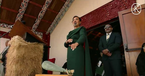 Māori Queen delivers speech at second anniversary of coronation