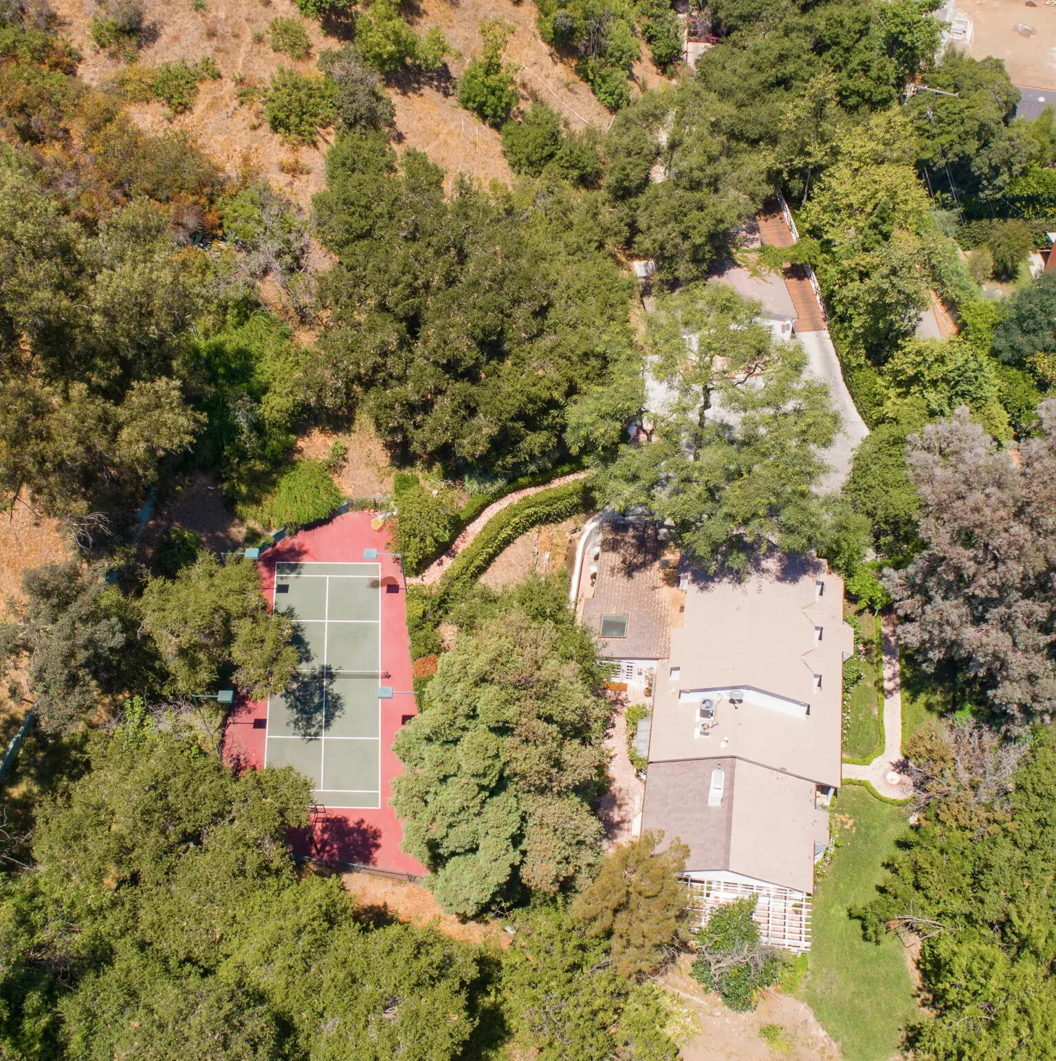 The estate retains an olive tree planted by Taylor Swift’s former boyfriend Calvin Harris. (Photo: Peter Christiansen Valli) The estate retains an olive tree planted by Taylor Swift’s former boyfriend Calvin Harris.