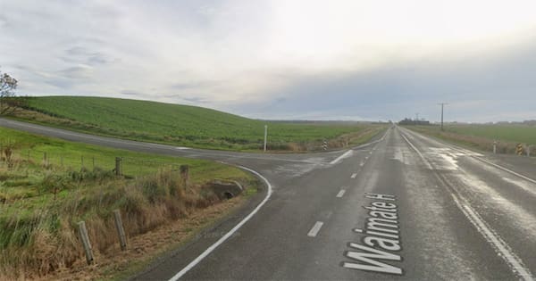 Person dies after vehicle crashes into ditch in Waimate