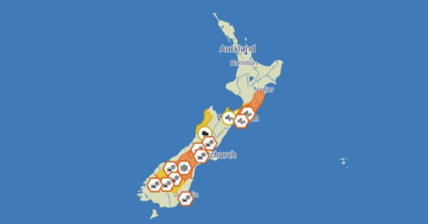 Weather warnings issued as 'active front' brings heavy rain, gales