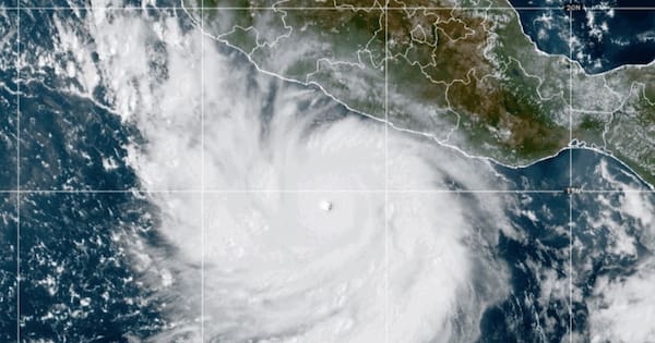 'One of the strongest storms ever' off Mexico coast fuelled by El Niño