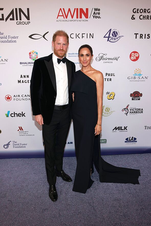 Prince Harry and Meghan Markle at the David Foster Foundation 40th Anniversary Celebration Prince Harry and Meghan Markle at the David Foster Foundation 40th Anniversary Celebration