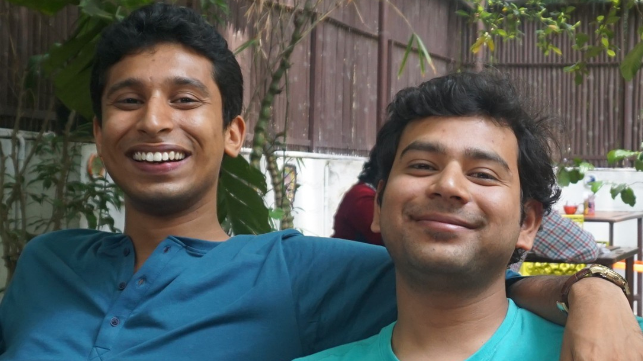 Vidit Aatrey with Meesho co-founder Sanjeev Barnwal Vidit Aatrey with Meesho co-founder Sanjeev Barnwal<br>