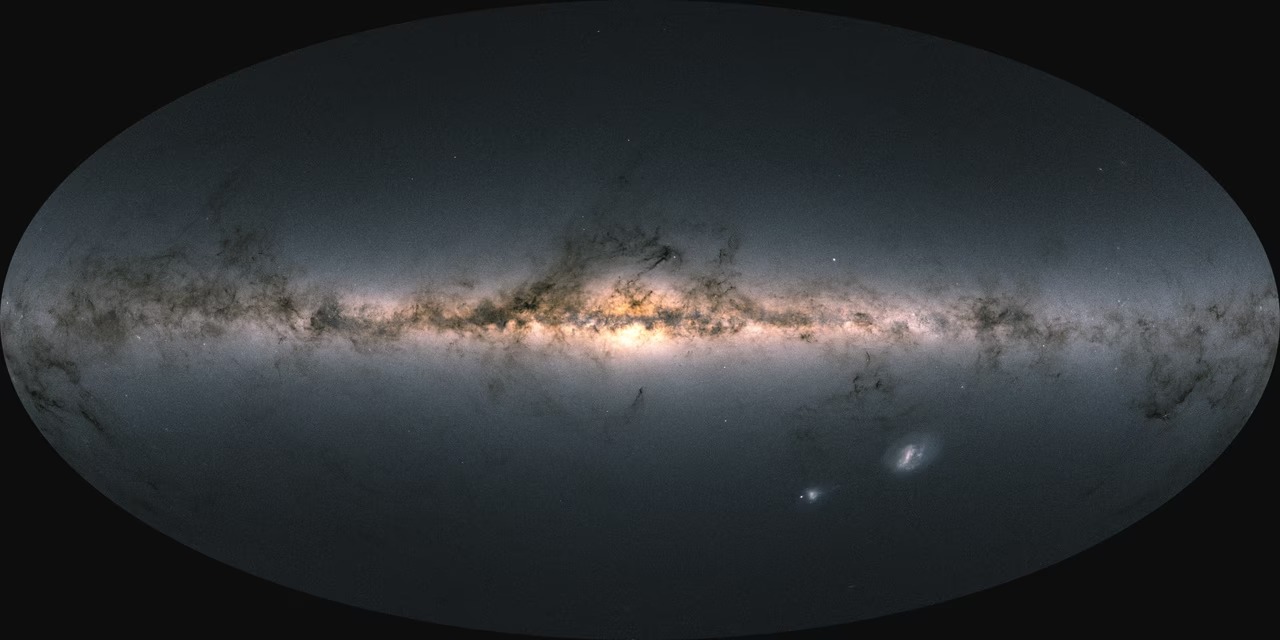 ESA has just released the Gaia mission's third stellar catalogue
