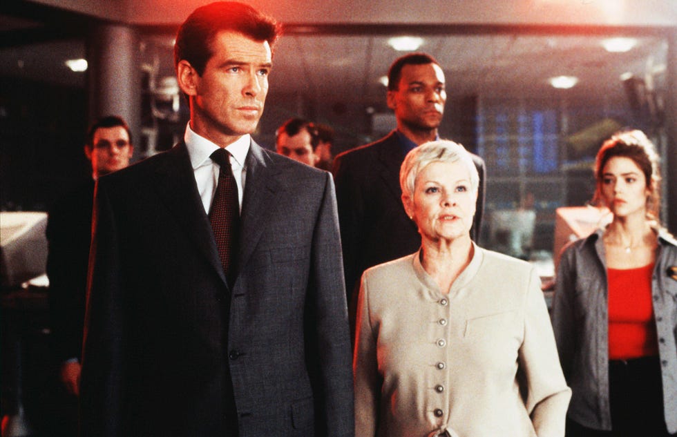 Pierce Brosnan, Judi Dench, James Bond: The World Is Not Enough pierce brosnan, judi dench, james bond the world is not enough