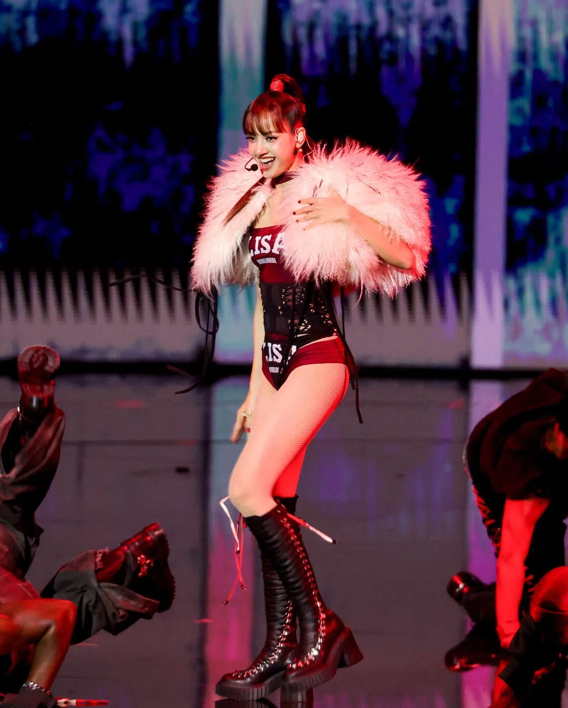 Lisa performs onstage during the 2026 MTV Video Music Awards on Sept 27, in Los Angeles.