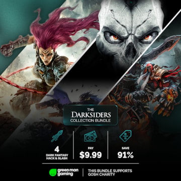 "GREEN MAN GAMING'S DARKSIDERS COLLECTION BUNDLE REUNITES THE FOUR HORSEMEN IN SUPPORT OF GOSH CHARITY"