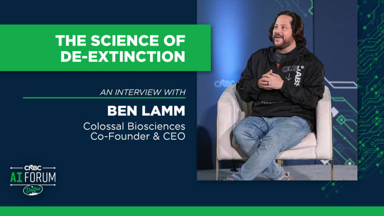 Can AI bring back the woolly mammoth? Colossal Biosciences' Ben Lamm on de-extinction at the CNBC AI Forum