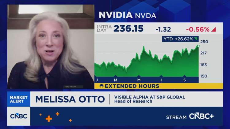 Melissa Otto: Nvidia is the bellwether of the AI trade