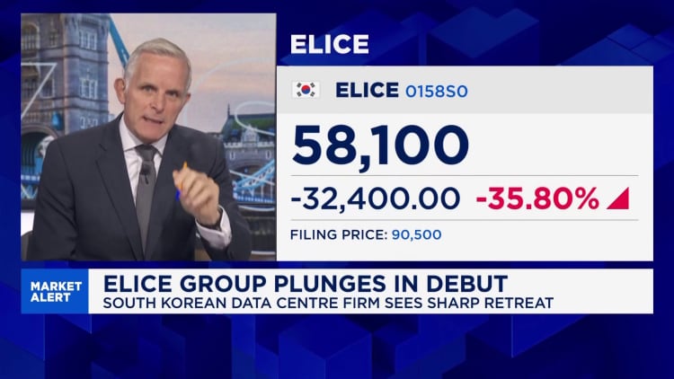 AI data center stock Elice plunges in South Korean IPO