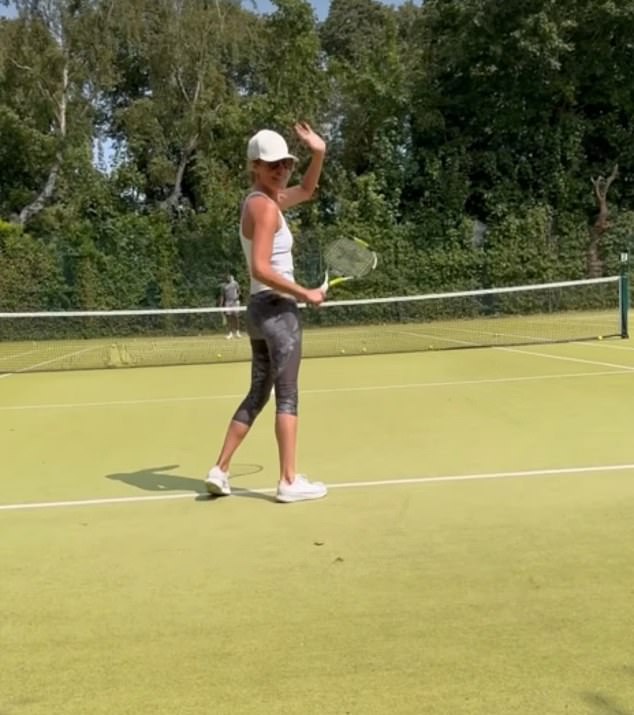 Her favourite thing to do with her two children Milo, 10, and James, eight, is playing tennis on weekends, while Cat also enjoys walking - going on daily hikes when she lived in LA