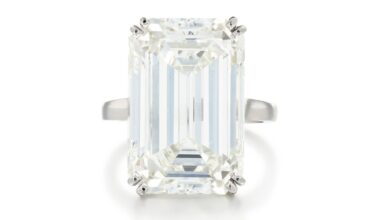 The Van Cleef & Arpels 16.01-carat diamond ring at Sotheby's image