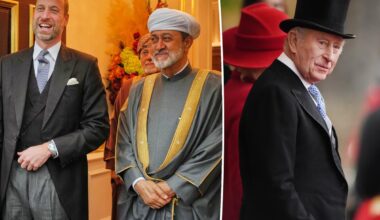 Prince William steps up for King Charles to welcome Sultan of Oman for state visit