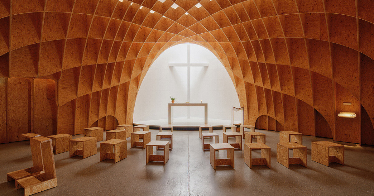 david altrath photographs germany’s sculptural motorway chapel