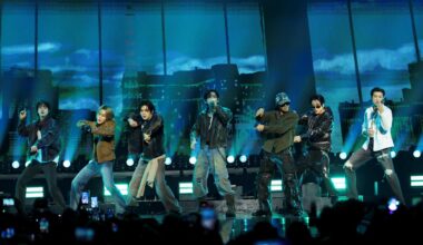 BTS performs at the iHeartRadio Music Festival at the T-Mobile Arena in Las Vegas, Nevada, Sept. 18. Reuters-Yonhap