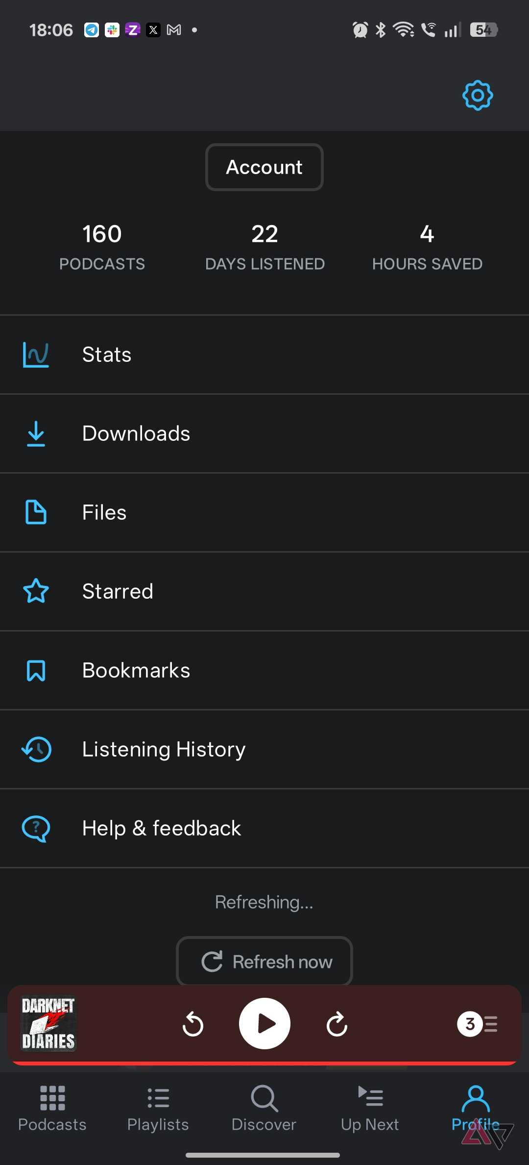 Pocket casts download settings