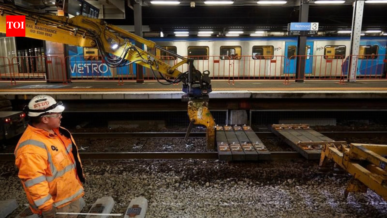Australia began turning waste plastic into railway sleepers in 2015, saving timber; the recycled material could last up to 50 years | World News