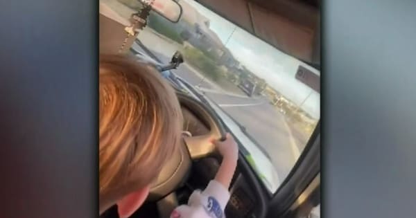 Man charged after toddler filmed behind the wheel of ute in Perth