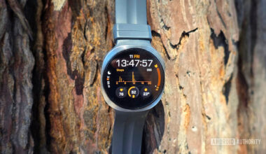 Samsung Galaxy Watch 9 review image showing the watchs display in close-up