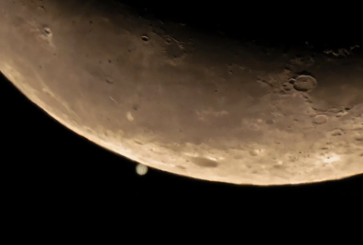 Photos: Moon hides Jupiter in a spectacular early-morning show