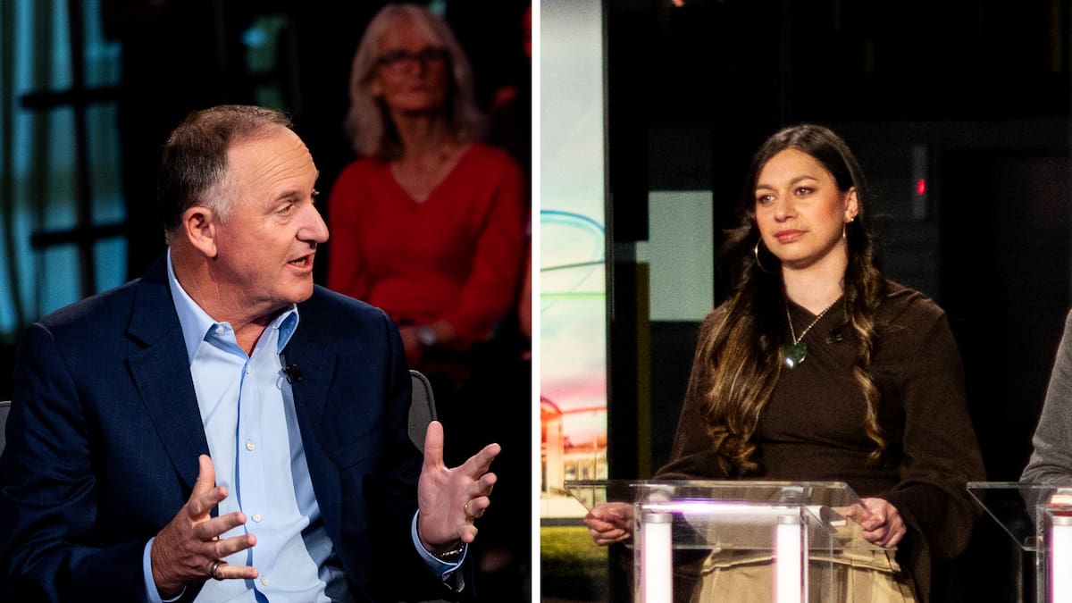Election 2026: John Key shines in Future of NZ debate, but Tamatha Paul pushes back on billionaires