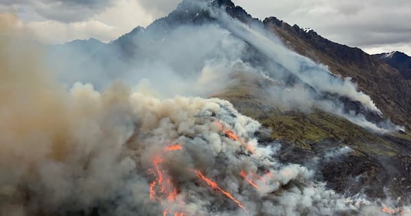 Firefighters head back to battle huge fire at Queenstown’s Walter Peak