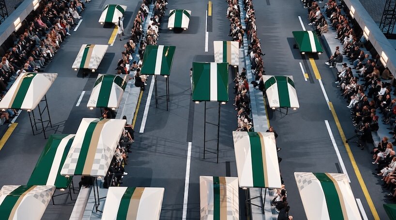 james chinlund fills louis vuitton's louvre runway with hovering concept vehicles - 3
