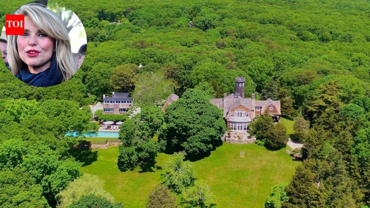 Christie Brinkley turned a 20-acre Hamptons estate into a private 'castle' with a greenhouse, pond and rewilded grounds |