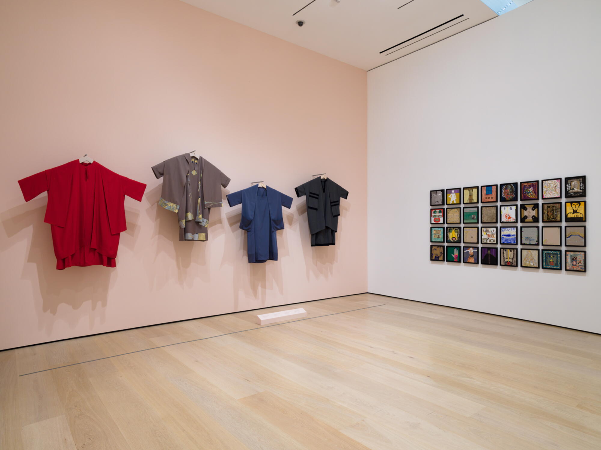 An installation at the Hammer Museum's Huguette Caland exhibition.
