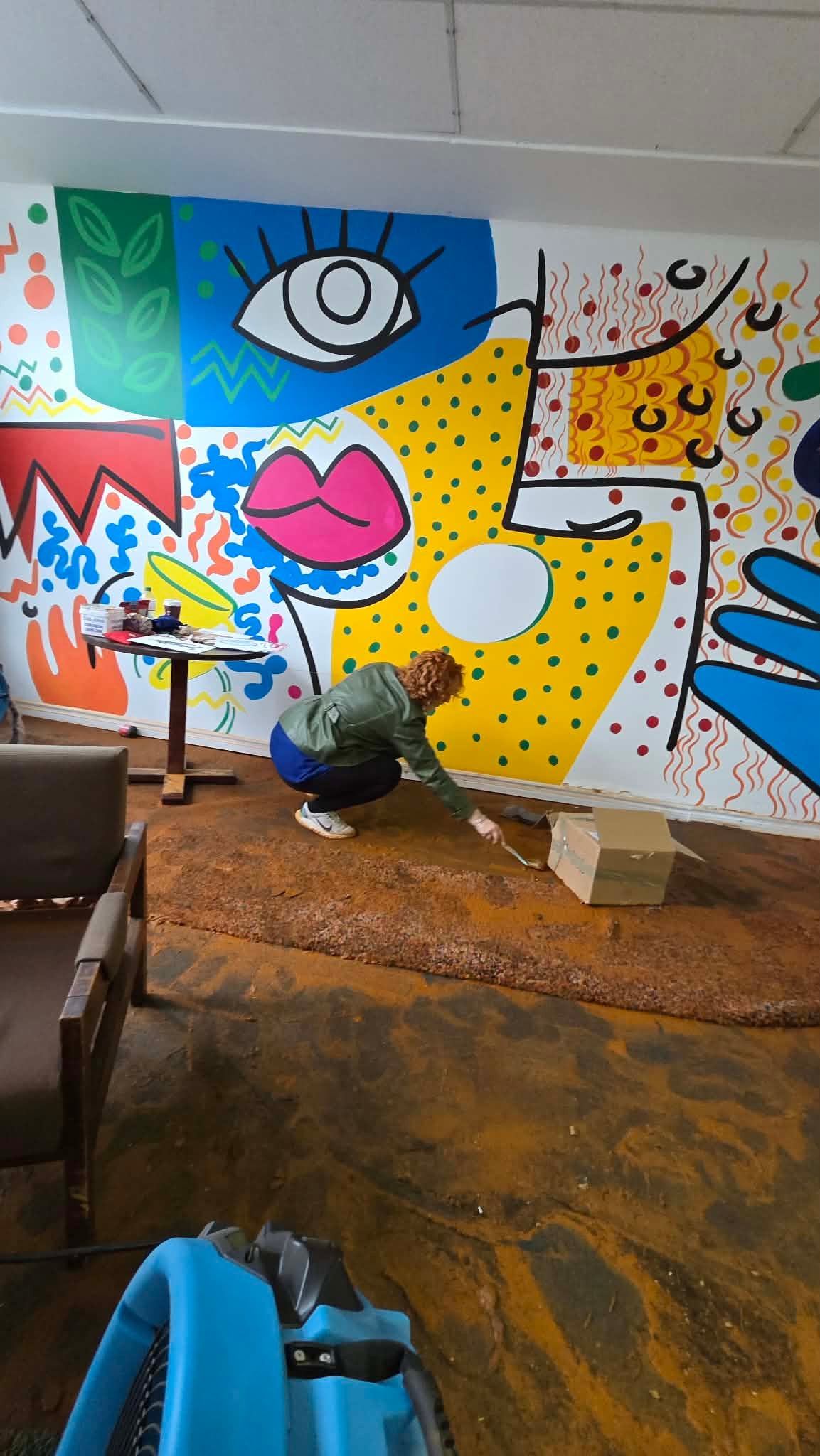 Just days before she was set to open the new location of Morgan Art Academy, Wendy Morgan dealt with flooding caused by a water main rupture.