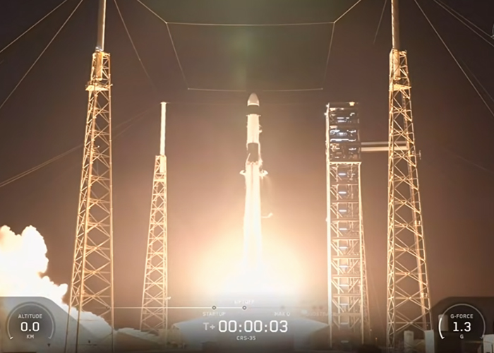NASA launches SpaceX CRS-35 resupply mission to the International Space Station