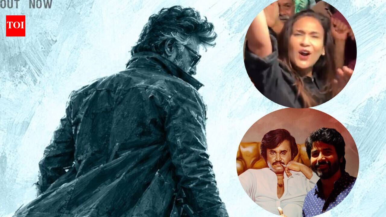 ‘Jailer 2’ FDFS celebrations: Soundarya Rajinikanth dances with fans, Dhanush and Sivakarthikeyan cheer for the superstar |